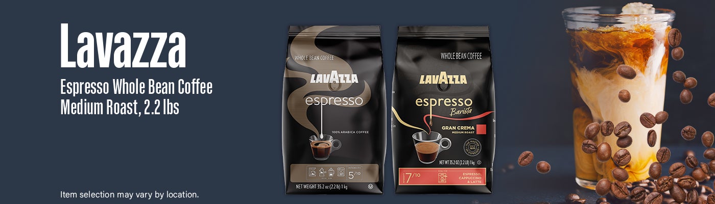 Lavazza Espresso Whole Bean Coffee, Medium Roast, 2.2 lbs