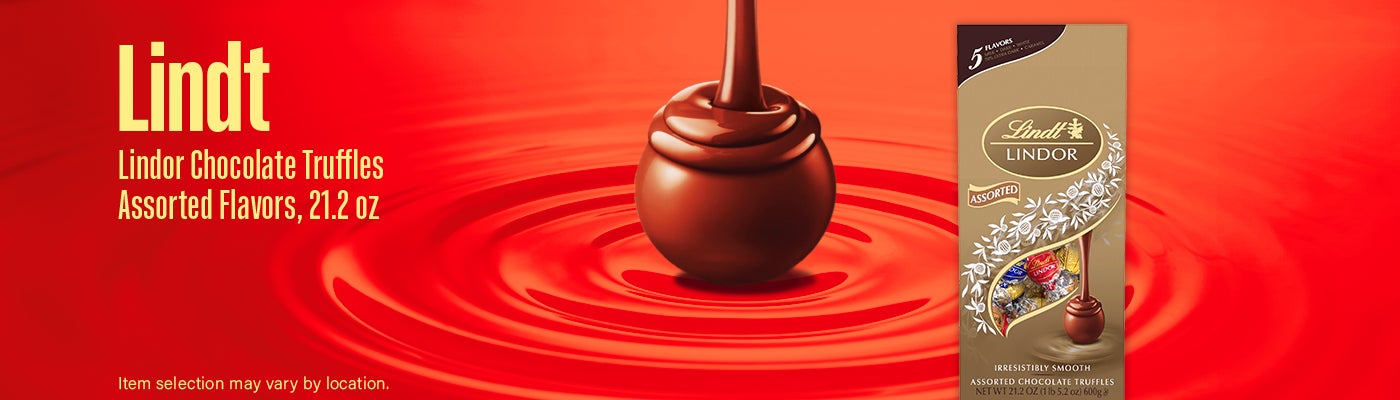Lindt Lindor Chocolate Truffles, Assorted Flavors, 21.2 oz