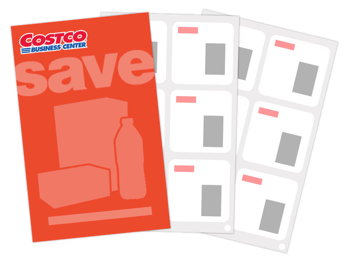 Empty coupon booklet
