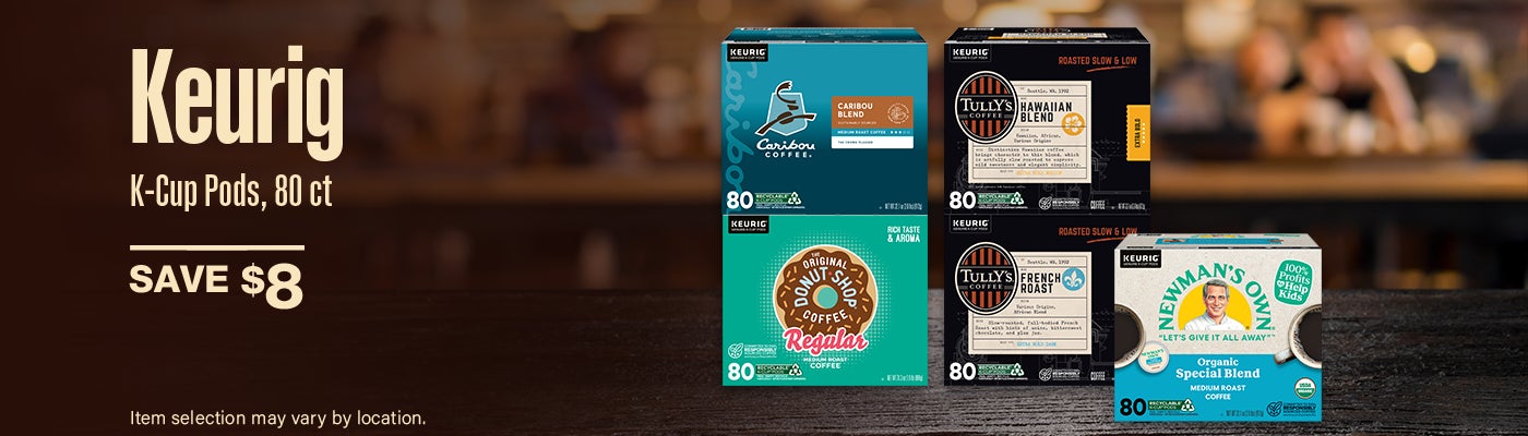 Save $8 on Keurig K-Cup Pods, Assorted Flavors