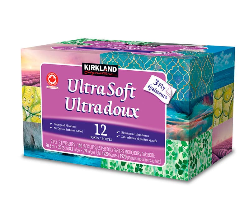 box of facial tissue