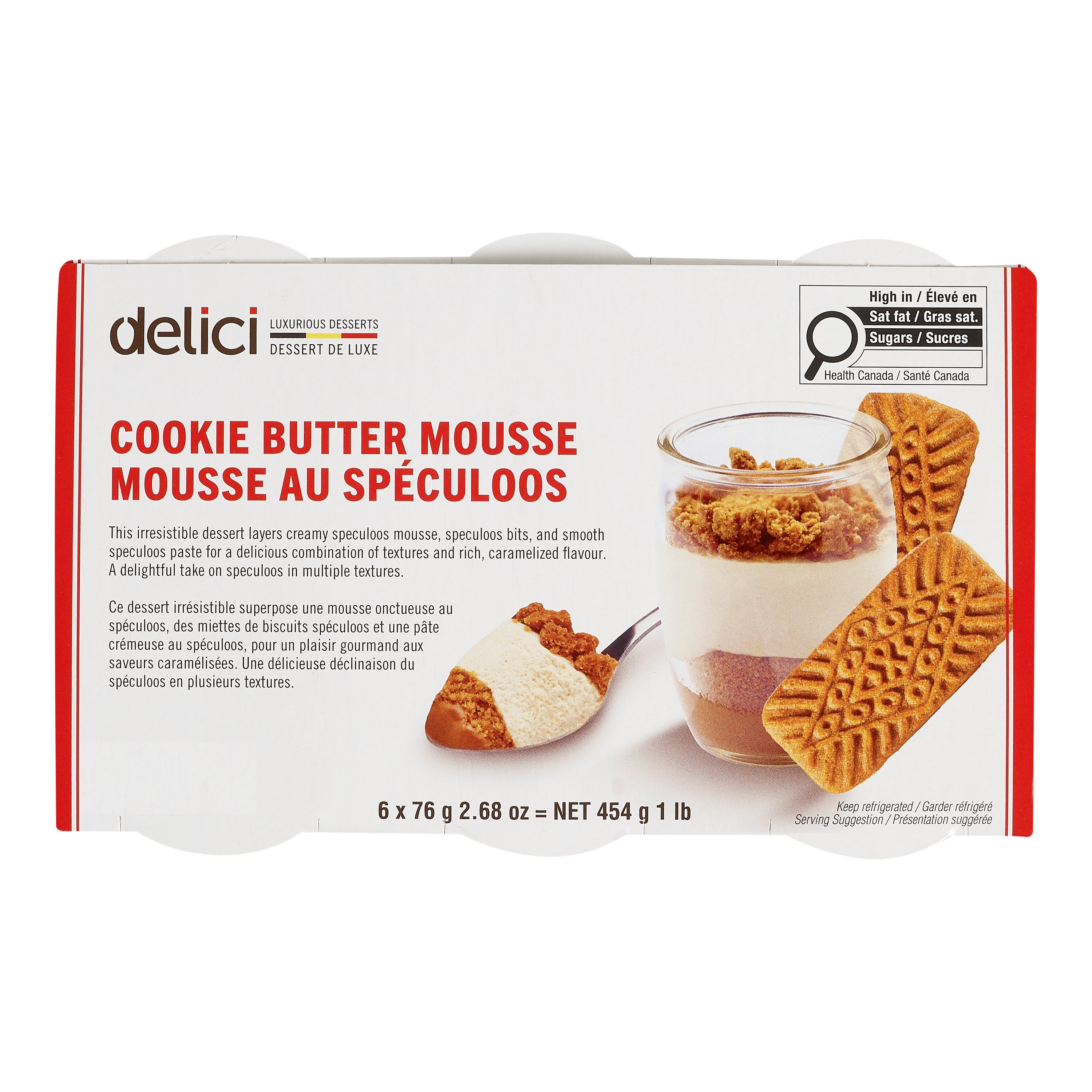 Delici cookie butter mousse