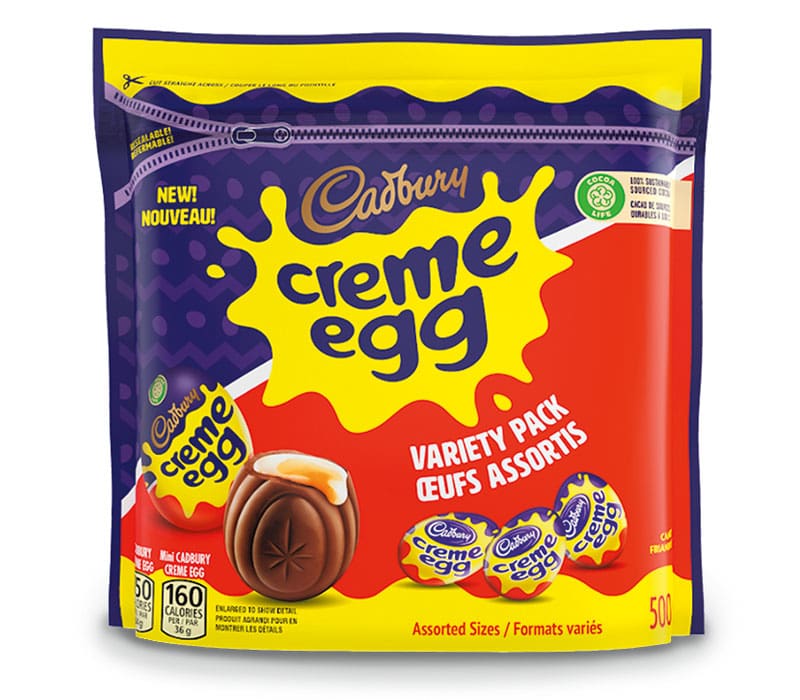 product package of creme egg