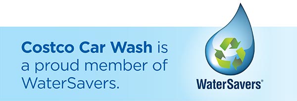 Costco Car Wash is a proud member of the WaterSavers