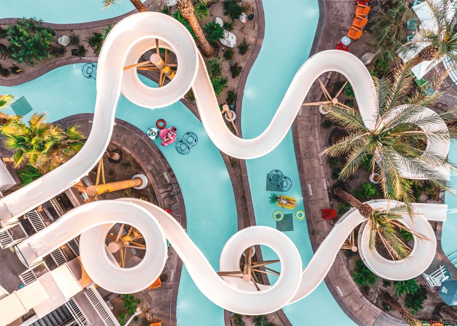water slides