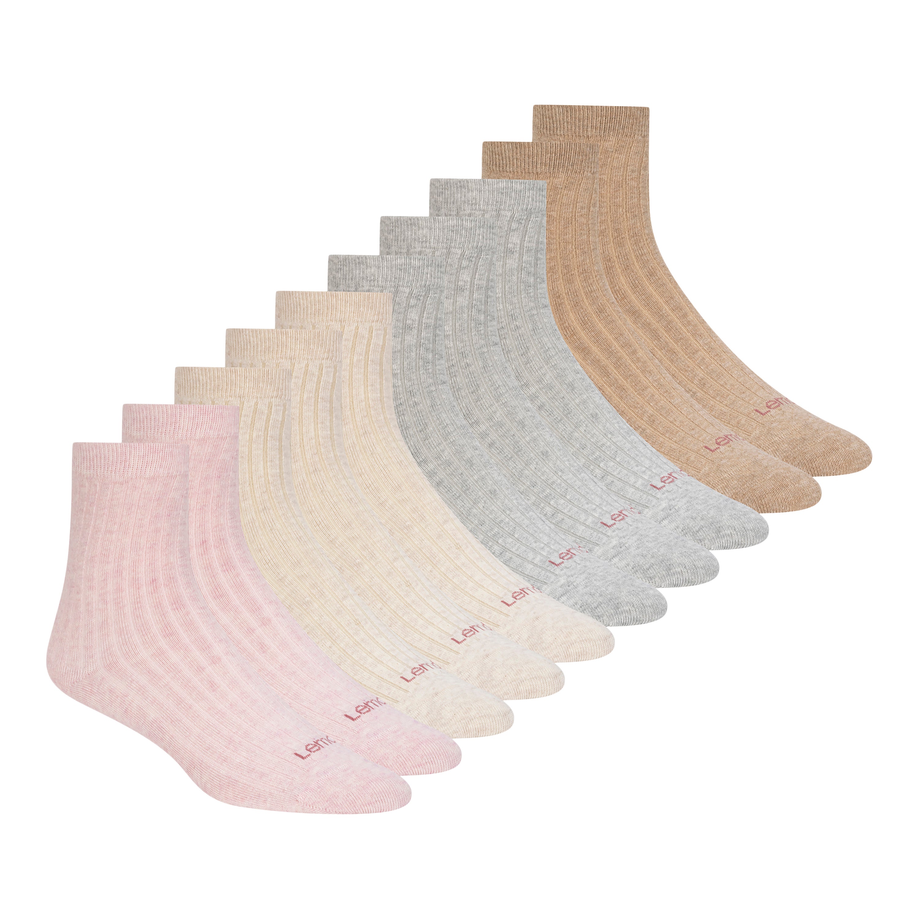 Lemon women's quarter socks