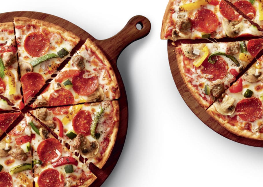a pizza