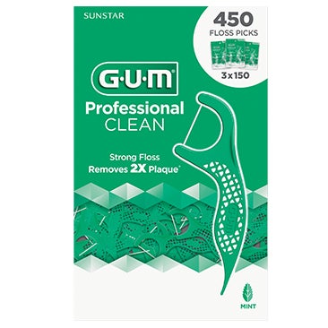 GUM Professional Clean Floss Picks