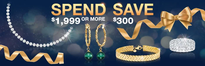 Shop Jewelry Spend Save, spend $1,999.99 and get $300 off