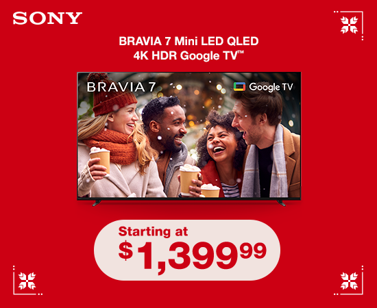 Sony BRAVIA 7 Series - 4K UHD QLED Mini-LED LCD TV - Allstate 3-Year Protection Plan Bundle Included for 5 Years of Total Coverage*