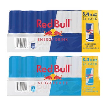 Red Bull Energy Drink Original AND/OR
Sugar Free