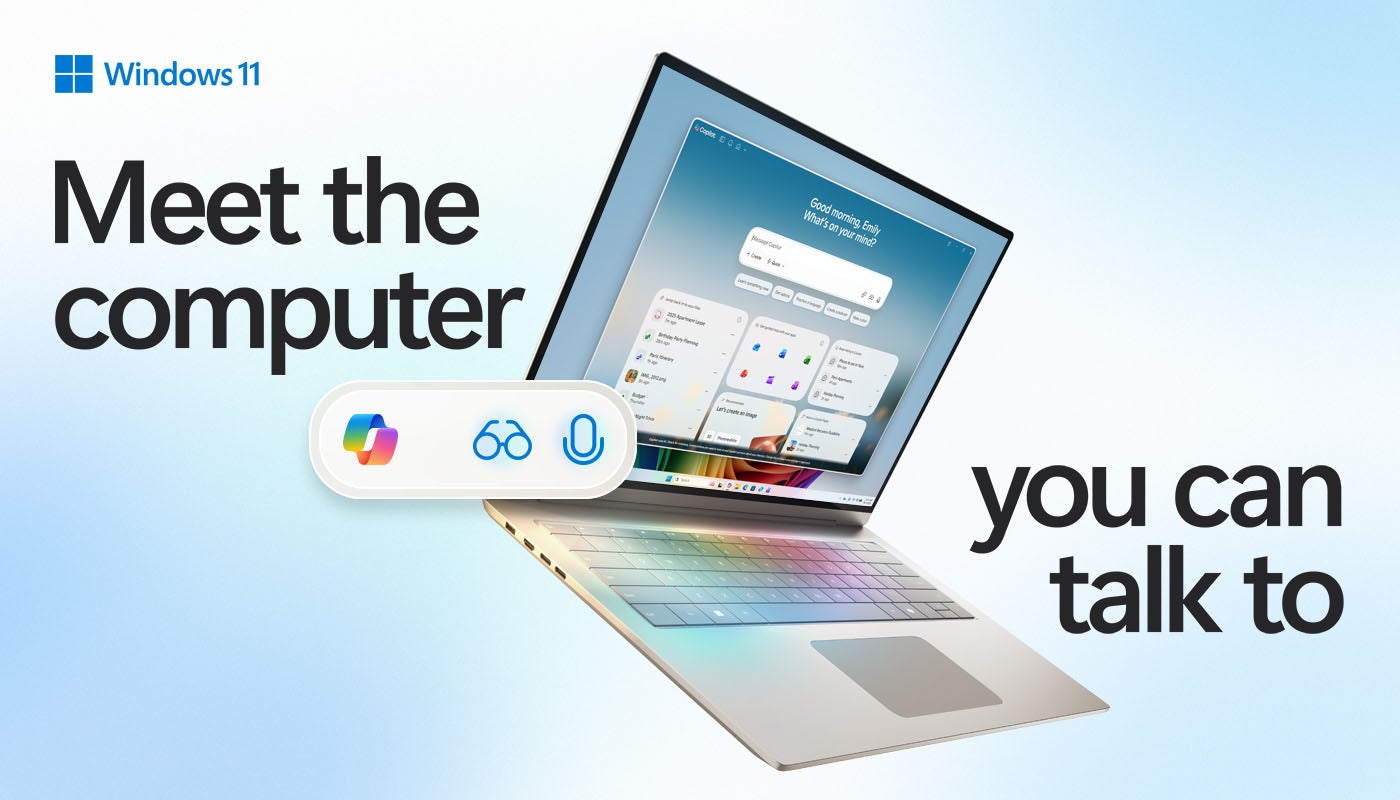 Windows 11 Meet the computer you can talk to