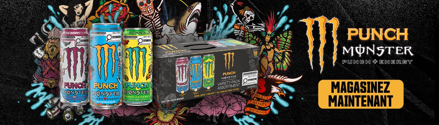 Punch Monster Punch + Energy Magasinez Maintenant
