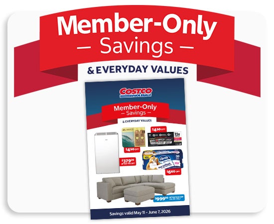 Member Only Savings in Warehouse and online
