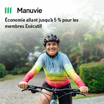 Manuvie  Économie allant jusqu'à 5 % pour les membres Exécutif