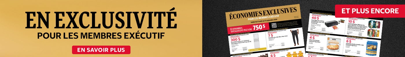 EN EXCLUSIVITÉ POUR LES MEMBRES EXÉCUTIF EN SAVOIR PLUS