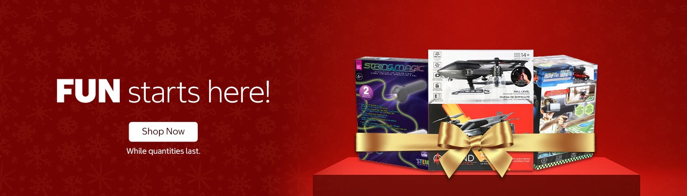 FUN starts here!  While quantities last. Shop Now.