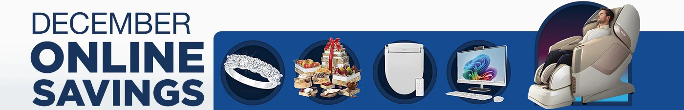 Shop December Online Savings!