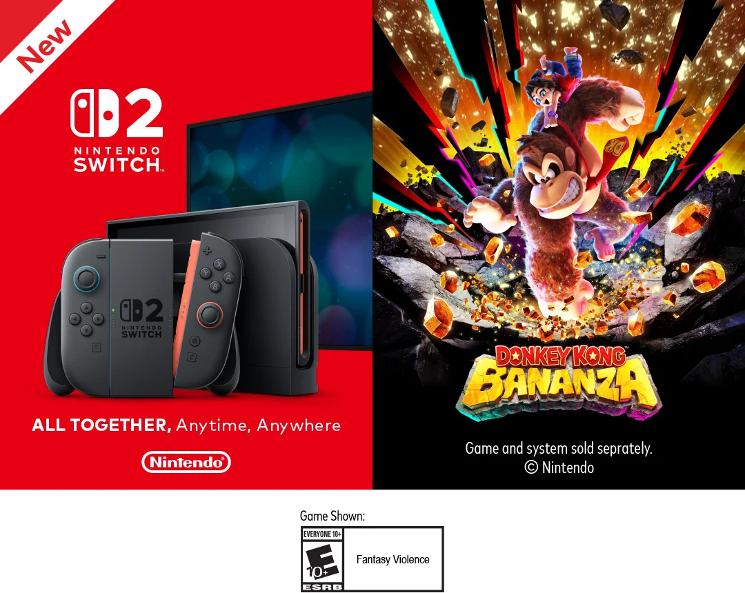 Donkey Kong Bananza Available Now for Nintendo Switch 2
