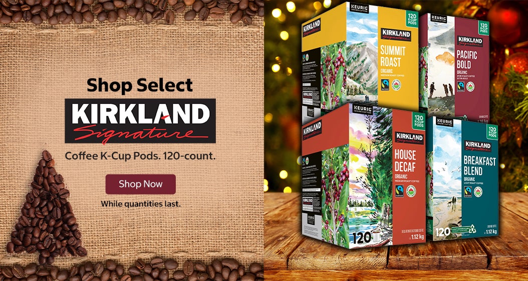 Shop Select KIRKLAND Signature Coffee K-Cup Pods. 120-count.  Shop Now  While quantities last.