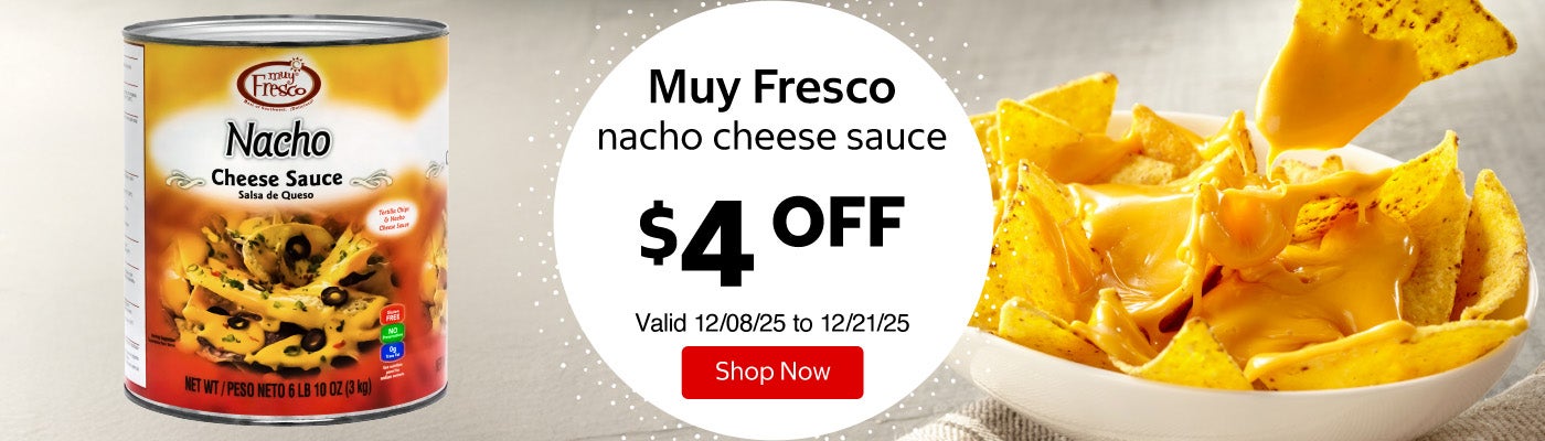 Muy Fresco nacho cheese sauce $4 Off. Valid 12/08/25 to 12/21/25. Shop Now 