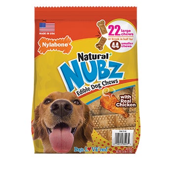 Nylabone Natural NUBZ Edible Dog Chews