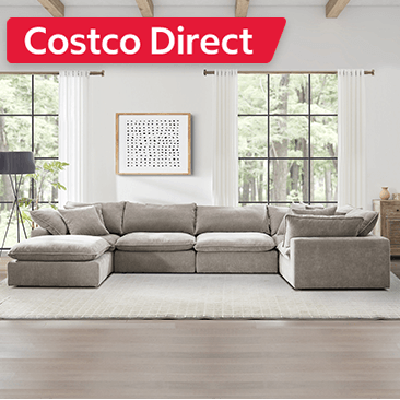 Sereen 6-Piece Fabric Modular Sectional, Taupe