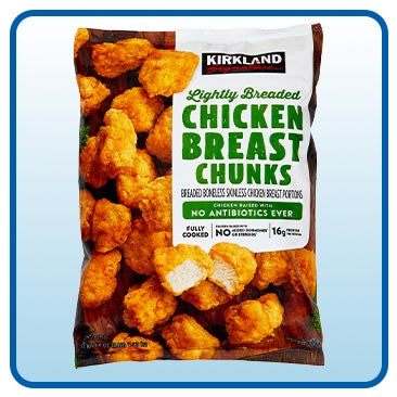 Kirkland Signature Lightly Breaded Chicken Breast Chunks