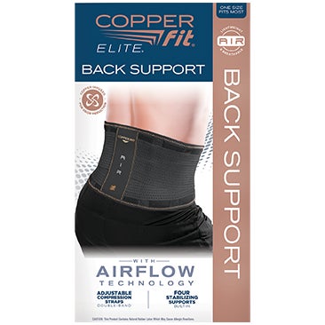 Copper Fit AIR Back Support Brace