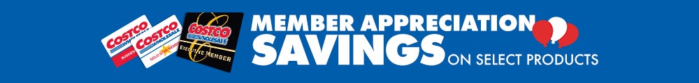 Member Appreciation Savings on Select products 