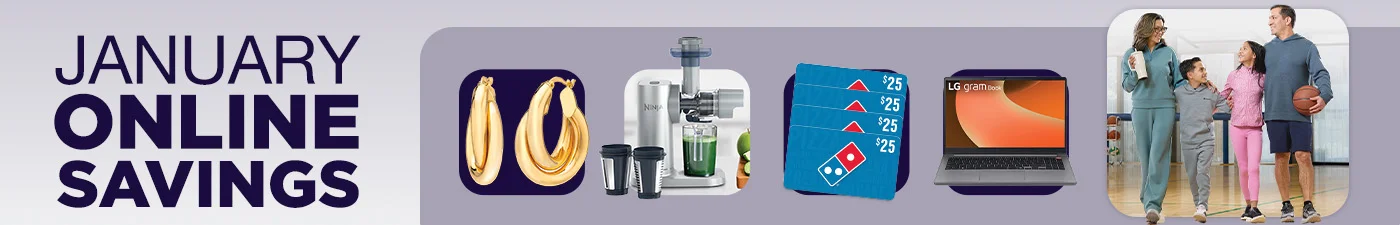 Shop January Online Savings!