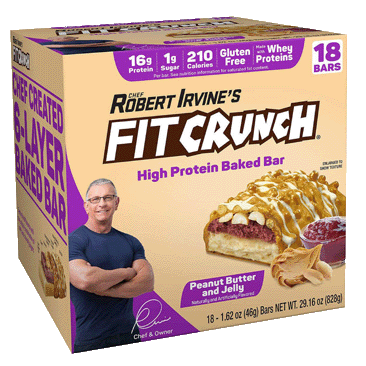 Peanut Butter and Jelly Protein Bars 18-Count