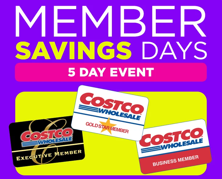 Shop July Member Savings Event!