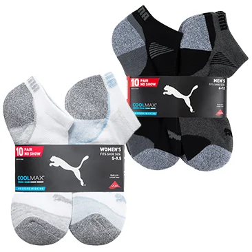 Puma Men's AND/OR Ladies' No-Show Socks