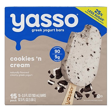 Yasso Cookies ‘n Cream Greek Yogurt Bars