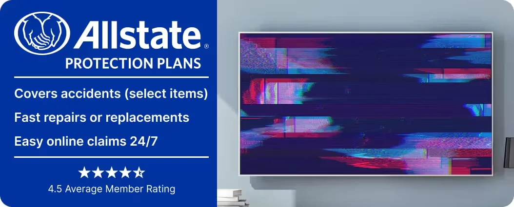 Allstate protection plans. Protect your new electronics with Allstate. Covers accidents (select items)