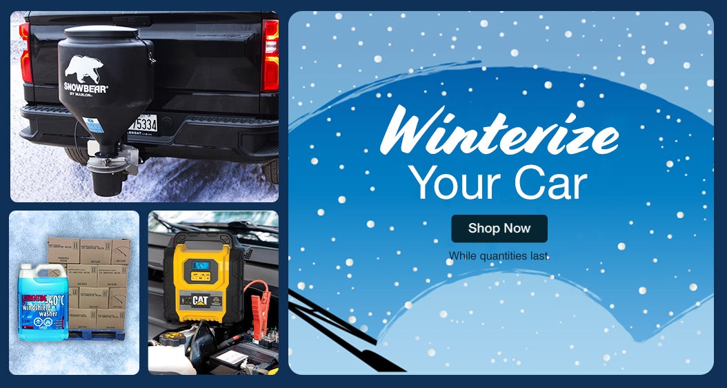Winterize Your Car!  While quantities last. Shop Now.