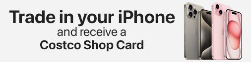 Trade in your iPhone and receive a Costco Shop Card