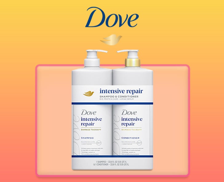 Shop Dove Intensive Repair Damage Therapy Shampoo & Conditioner Set, 33.8 fl oz