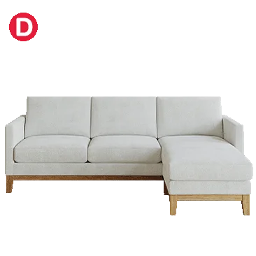 Henredon Murphy Sofa with Reversible Chaise