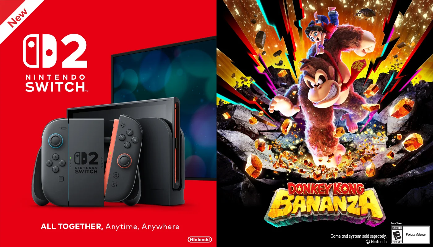Donkey Kong Bananza Available Now for Nintendo Switch 2