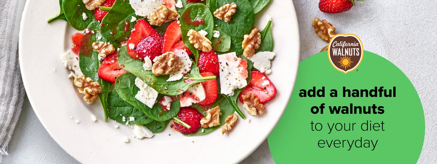 Add a handful of walnutsto your diet everyday