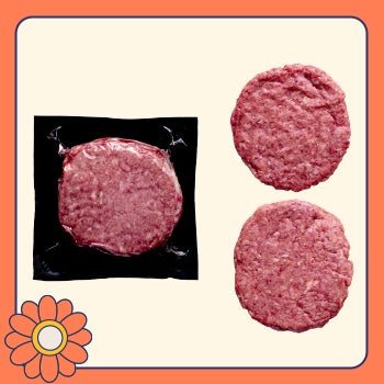 Near North Life Beef Burgers 48 x 5.3 oz (151 g).