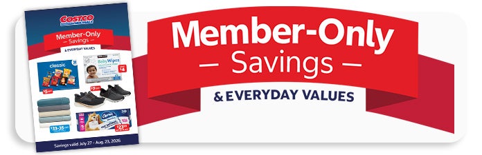 Member Only Savings in Warehouse and online
