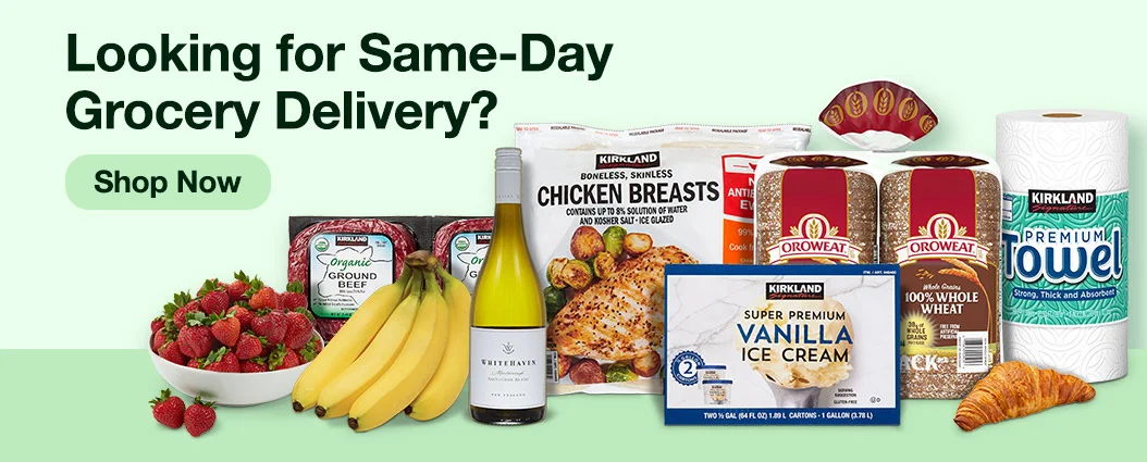 Looking for Same-Day Grocery Delivery?  Shop Now