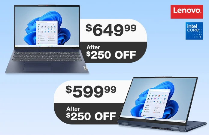 Holiday Values on Lenovo Laptops