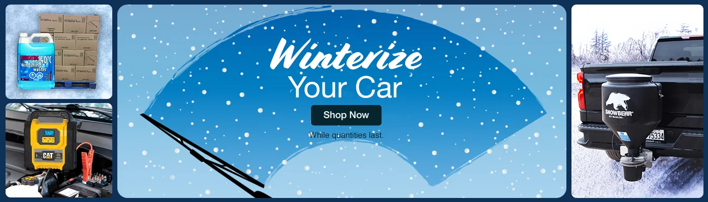 Winterize Your Car!  While quantities last. Shop Now.
