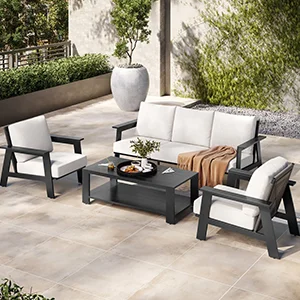 Brentley 4-piece Patio Conversation Set.