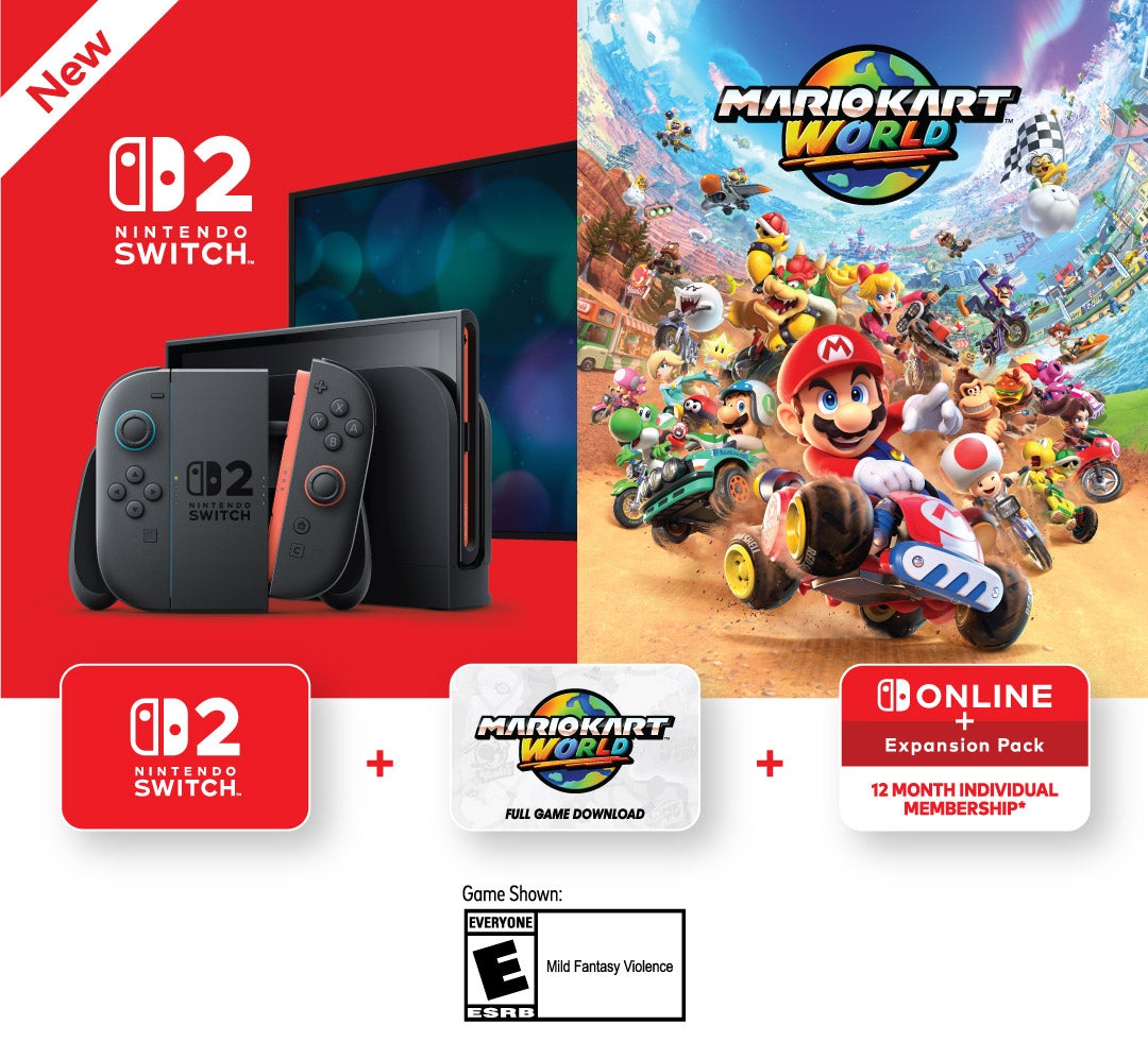 Nintendo Switch 2 + Mario Kart World Bundle