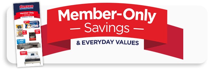 Member Only Savings in Warehouse and online